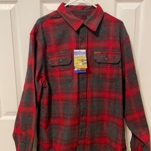 Large Red and Black Orvis Heavyweight Flannel